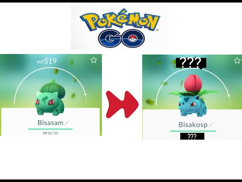 Bisaknosp Entwickeln|Erstes Pokemon