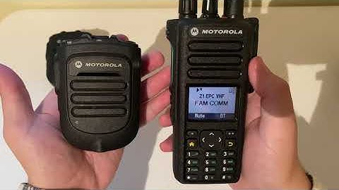 Motorola APX900 - Correct Bluetooth RSM Overview