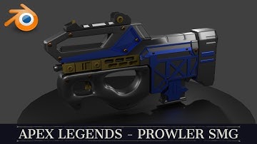 Apex Legends // Prowler SMG // Blender Timelapse