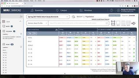Create a Crosstab with Simmons Insights