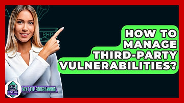 How To Manage Third-Party Vulnerabilities? - Next LVL Programming