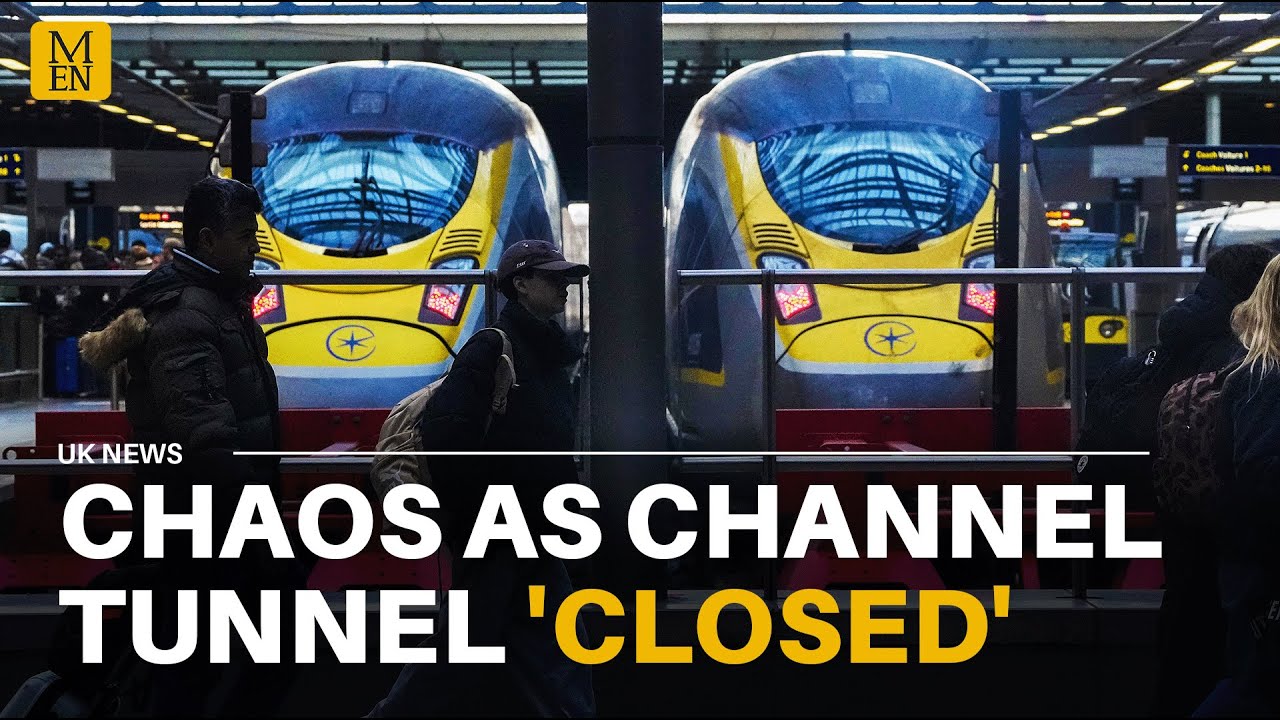 ALL Eurostar services CANCELLED as Channel Tunnel 'closed' - YouTube