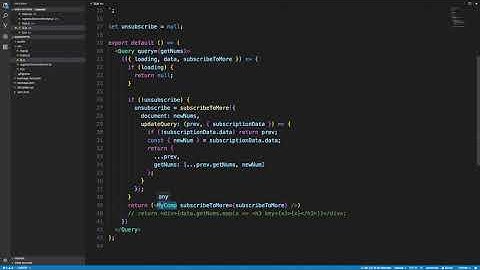 React Apollo Subscription Component