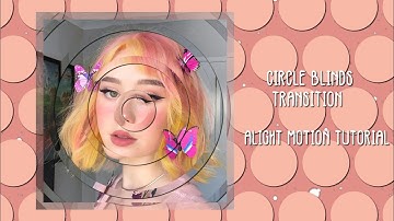 CIRCLE BLINDS TRANSITION/ALIGHT MOTION TUTORIAL
