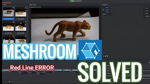 Meshroom camerainit red line error solved | Please add camera model and sensor width in database