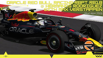 [rFactor] Oracle Red Bull Racing-RBPT RB18 @ Hermanos Rodriguez with Max Verstappen • Mod A&M 2022