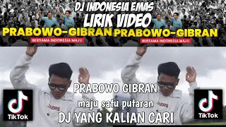 DJ PRABOWO INDONESIA EMAS - Richard Jersey (LIRIK)