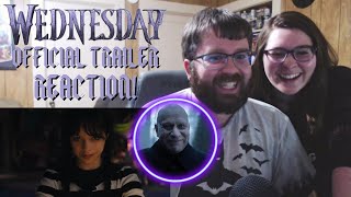 Wednesday Addams | Official Trailer REACTION!!! (WE CAN'T WAIT FOR THIS SHOW!)