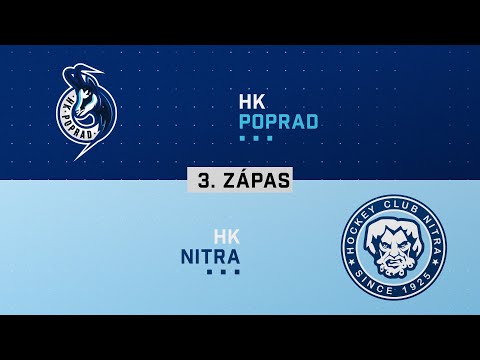 3.zápas štvrťfinále HK Poprad - HK Nitra HIGHLIGHTS