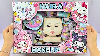 🌈Paper DIY🌈Unboxing Rainbow Make Up SANRIO ROBLOX Secret Blind Bag 1000$✨ASMR