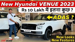 New Hyundai VENUE 2023 - Rs 9.99 Lakh SUV | ADAS Features  Safety  | Tata Nexon Facelift Rival?