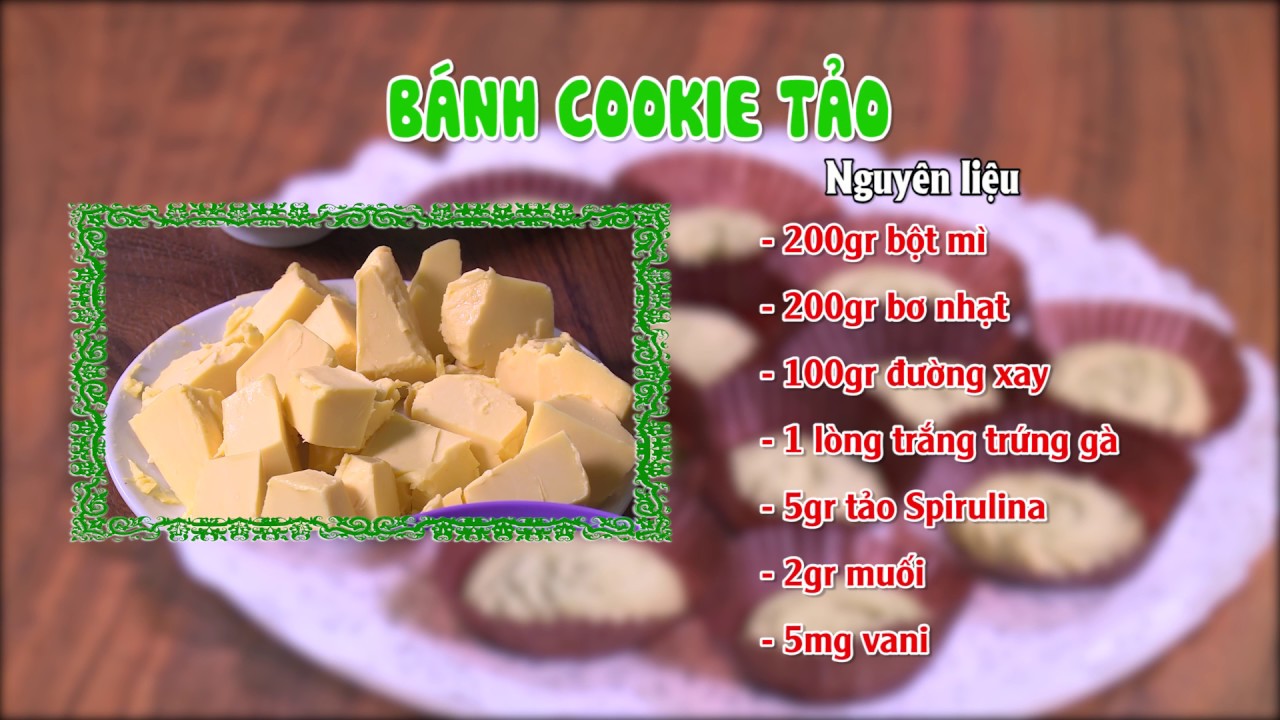 Bánh COOKIE Tảo