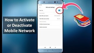 How to Activate or Deactivate Mobile Network in Android in Hindi 2019 screenshot 4