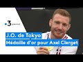 Jo de tokyo  mdaille dor pour axel clerget