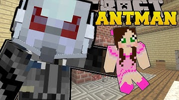 Minecraft: ANTMAN (SHRINK AND GROW YOURSELF & ANY MOBS!) Mod Showcase