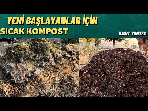 Sıcak kompost nasıl yapılır - mutfak atıkları saman ve çimlerle muhteşem bir gübre yapımı