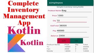 Complete Inventory Management App Using  Kotlin  Step by Step screenshot 5