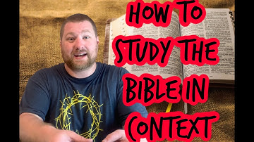 How to study the Bible in context ▶ Bible Study Tips ~Pastor Joe