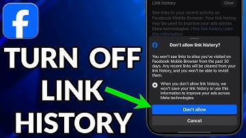 How To Turn Off Link History On Facebook