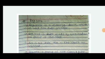 Digital System RGPV BTech 3rd Semester Important Question || Register  || Shift Register || Counter