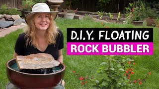 DIY Floating Rock Water Feature