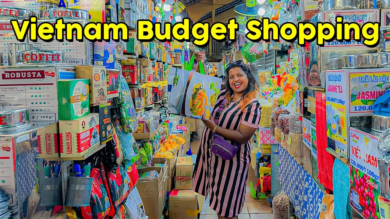 ලාබෙට Shopping කරන්න හොඳම තැන | Budget Shopping | Vietnam - VLOG 299
