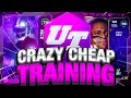 CHEAPEST TRAINING ALL YEAR! | BEST NEW METHOD FOR TRAINING POINTS MADDEN 22 ULTIMATE TEAM!