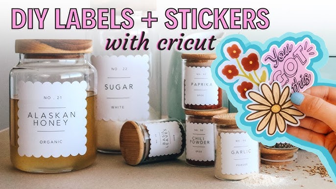 DIY AESTHETIC SPICE JARS  modern spice jars & labels 