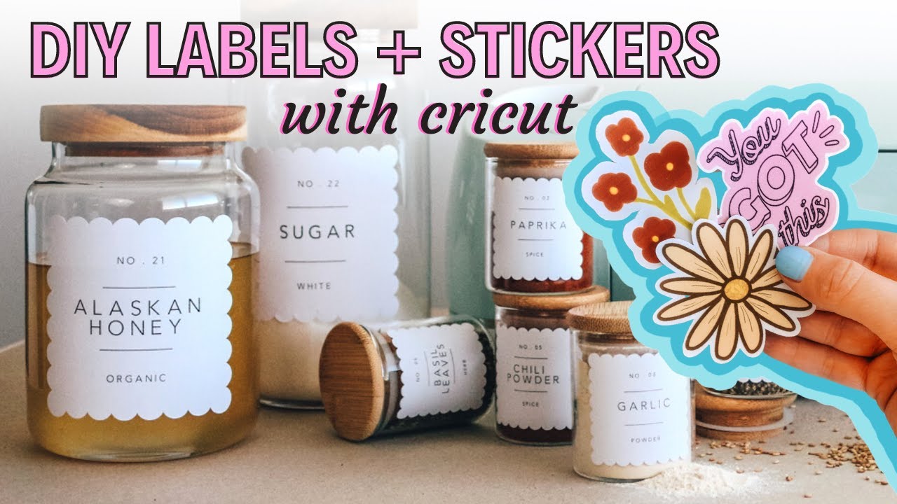 Tea, Coffee Vinyl Labels / Stickers for Jars, Glass, Canisters