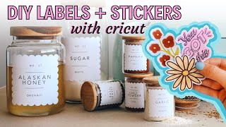 Kitchen Label Stickers Jar, Stickers Cans Spices Pen