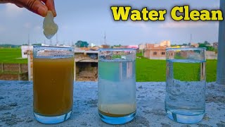 😱 मैंने कीचड़ वाली पानी को साफ कर दिया | purify water with alum | Water | alum screenshot 4