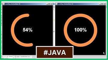 Java Swing Animation - 5 - Percentage Circle Animation