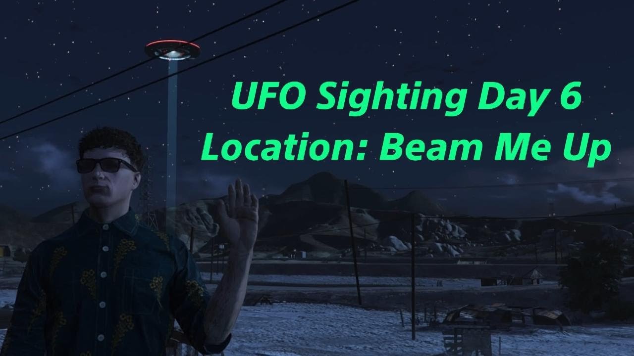 NEW UFO Sighting Day 6 Location In GTA Online Halloween Update YouTube 