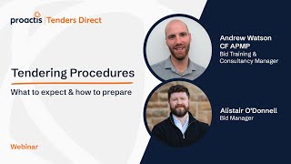 Tendering Procedures, Part 1 What To Expect How To Prepare Tenders Direct