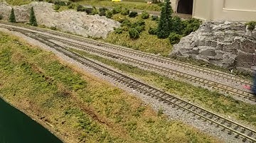Delmarva Model Railroad clubs N Scale layout Jan 2022 video by Danny b.