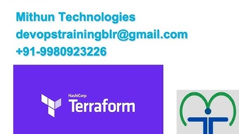 Terraform Session 3 - Mithun Technologies - +91 99809 23226