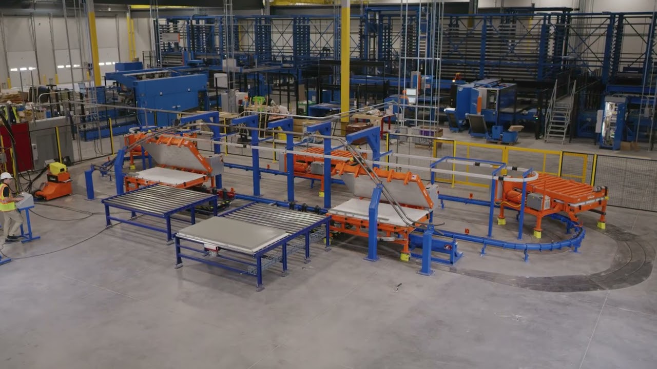 Automated Modular Oval Conveyor Panel Foaming Press (3113)