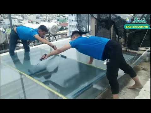 Video Thi Công Chống Nóng Giếng Trời | Sơn Cách Nhiệt Trên... - youtube