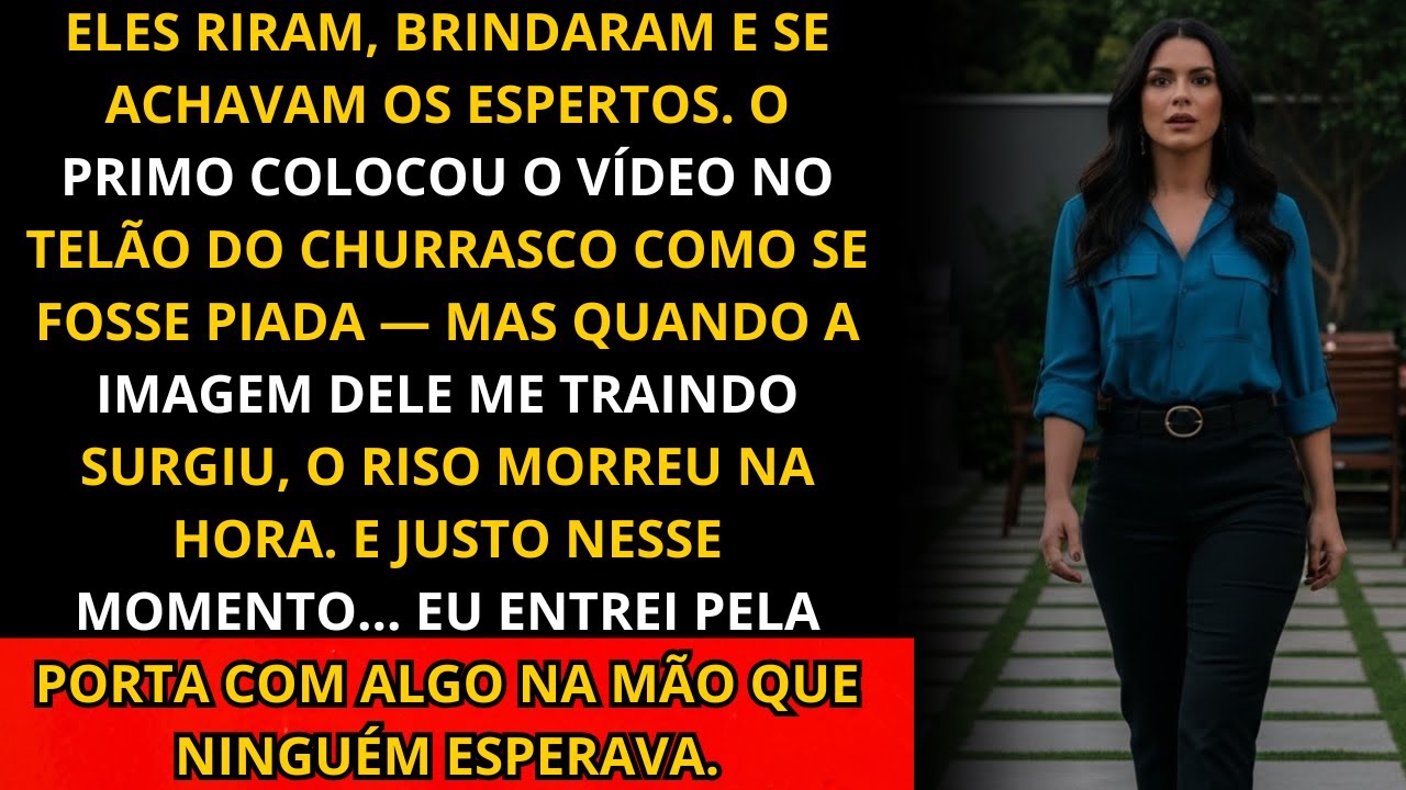 No churrasco da família dele, o primo exibiu um vídeo: ‘olha o que ele fez ontem’ — e todos...