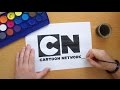 Cartoon Network logo - timelapse painting