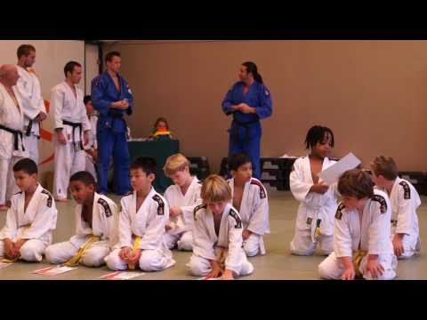 Uitreiking judo examen - Mulder Sport
