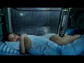 99 instantly fall asleep with rain sound outside the window at night  falling asleep instantly