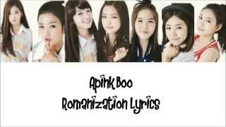 Vignette de la vidéo "APink (에이핑크) -Boo Colour Coded Romanization Lyrics"