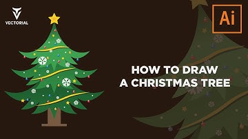 How to Draw a Christmas tree in Adobe Illustrator