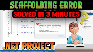 .NET Project Error Clearance - How to Solve Scaffolding Error - Primary Key Error - #error #projects