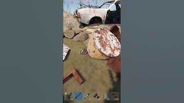 POV: Нашел ОГРОМНОЕ количество Взрывчатки в бочке Rust/Раст #shorts