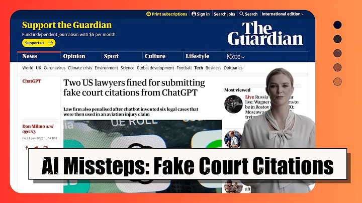 Lawyers Fined $5,000 for Submitting Fake Citations from ChatGPT in Court Filing