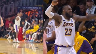 LeBron James is sick of Darvin Ham and rages at him after not challenging call 😳