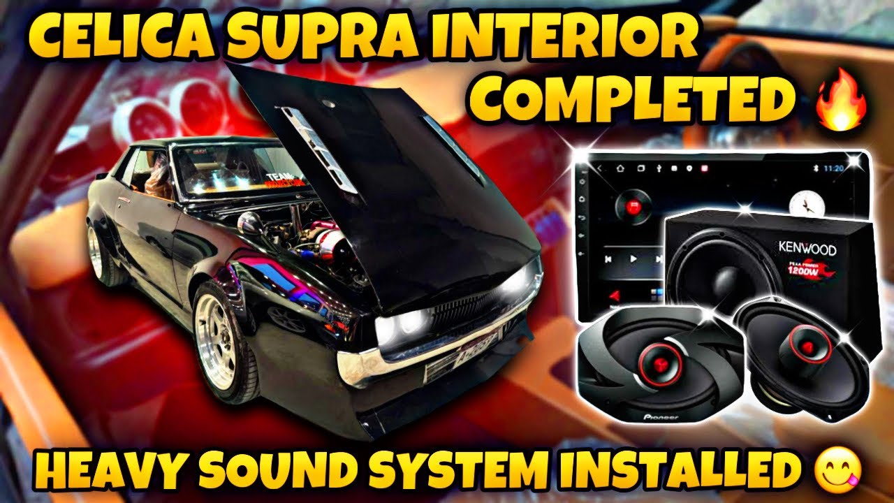 Celica Supra Interior Work Completed 🔥 Sound System Installed 👌🏻 Heavy Donuts At Show 😳