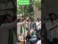 बाराबंकी।रामनगर तहसील में भाकियू (भानू) का प्रदर्शन, एसडीएम पर लगाए गंभीर आरोप।